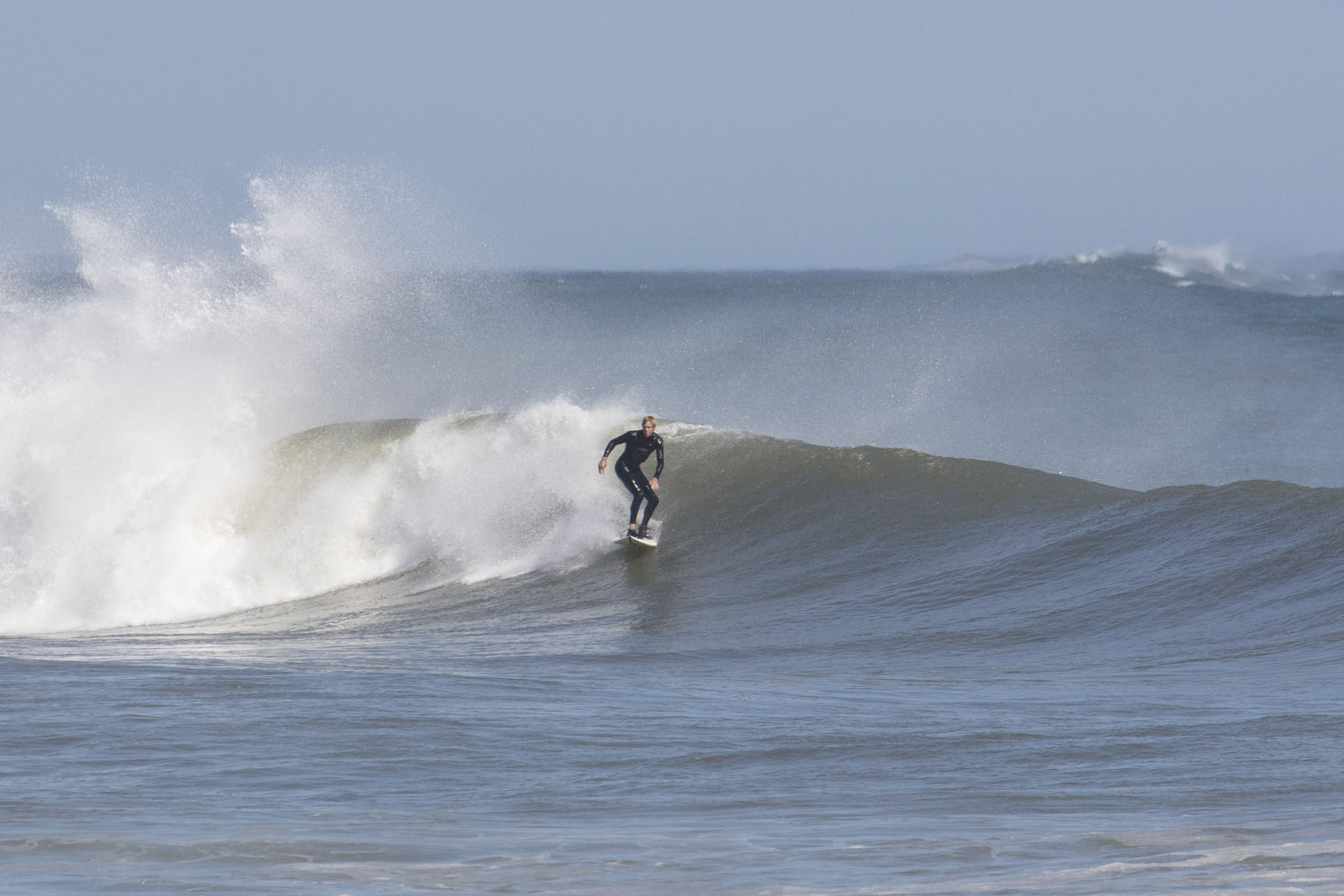 surfer on big wave